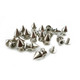 Metal Screw-Back Cone Studs, 11mm x 8mm - (Pack of 50)